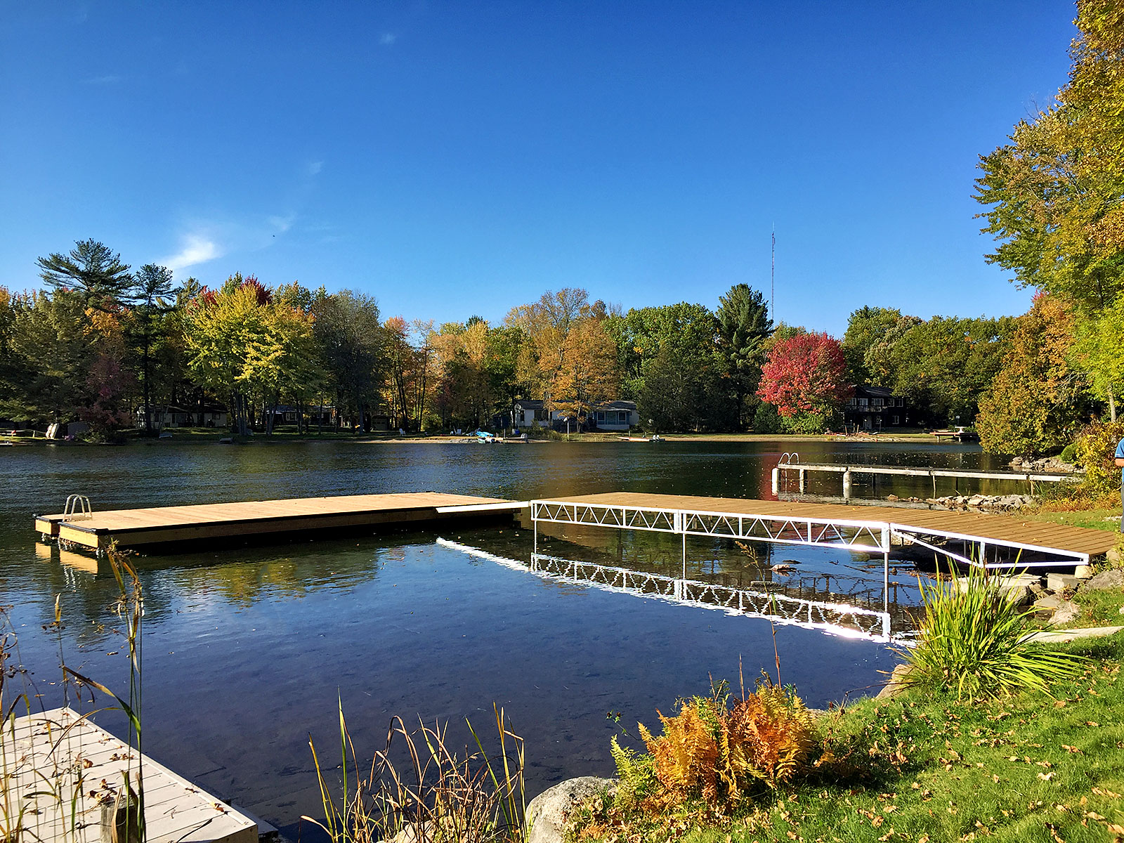 Pmdocks pipe dock to floating dock